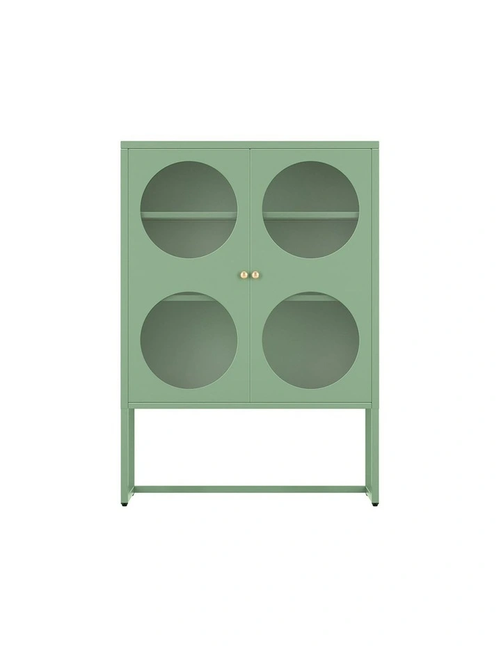 Buffet Sideboard Metal Cabinet in Ella Green
