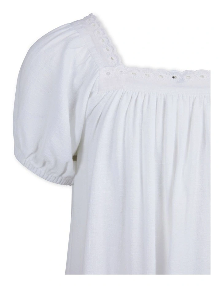 Blossom Dress (3-7 Years) in Vintage White