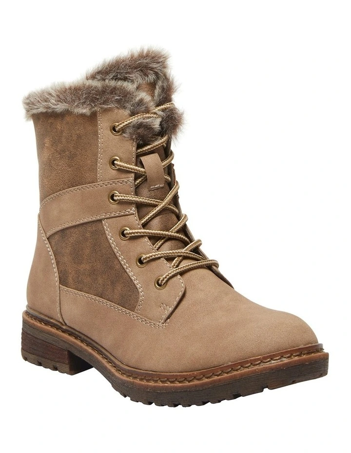 Bailey Boots in Taupe Micro