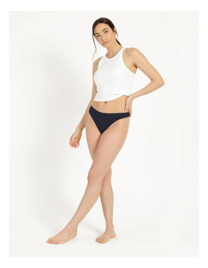 Organic Cotton G-String in Navy