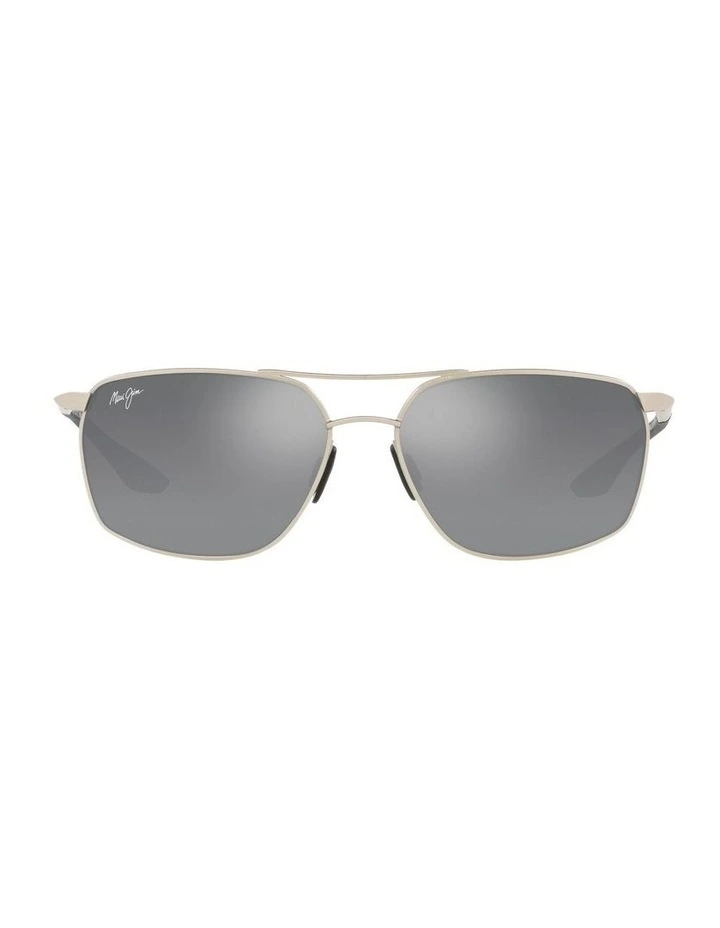 Puu Kukui Silver Polarised Sunglasses in Silver