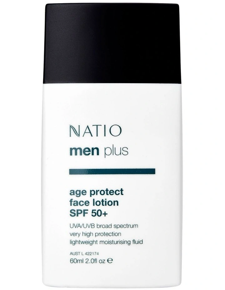 Mens Plus Age Protect Facial Fluid SPF 50+ 60ml