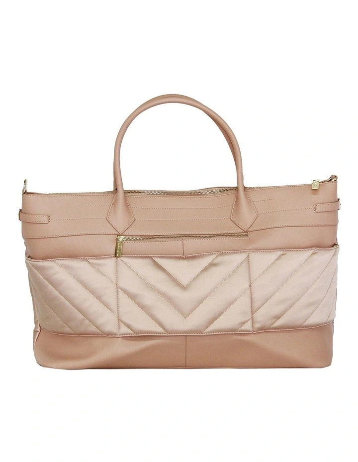 Meet Me in Paris Weekender Bag in Natural