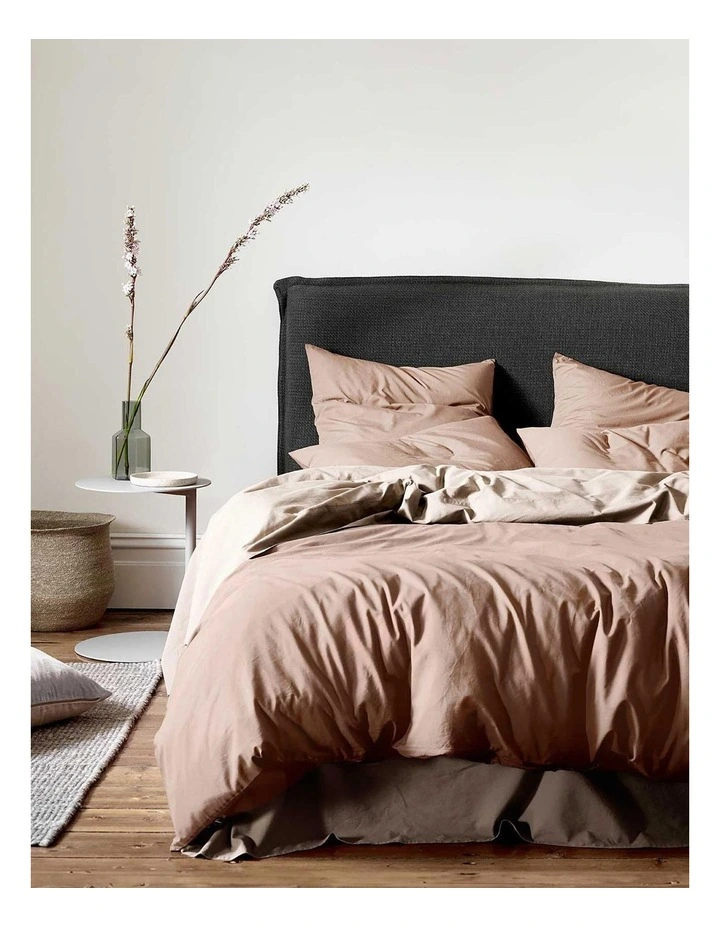 Halo Organic Cotton Bedlinen Collection in Rosewater