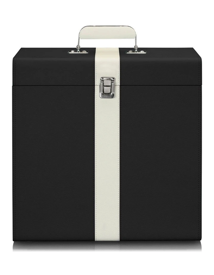 Vintage Record Case in Black