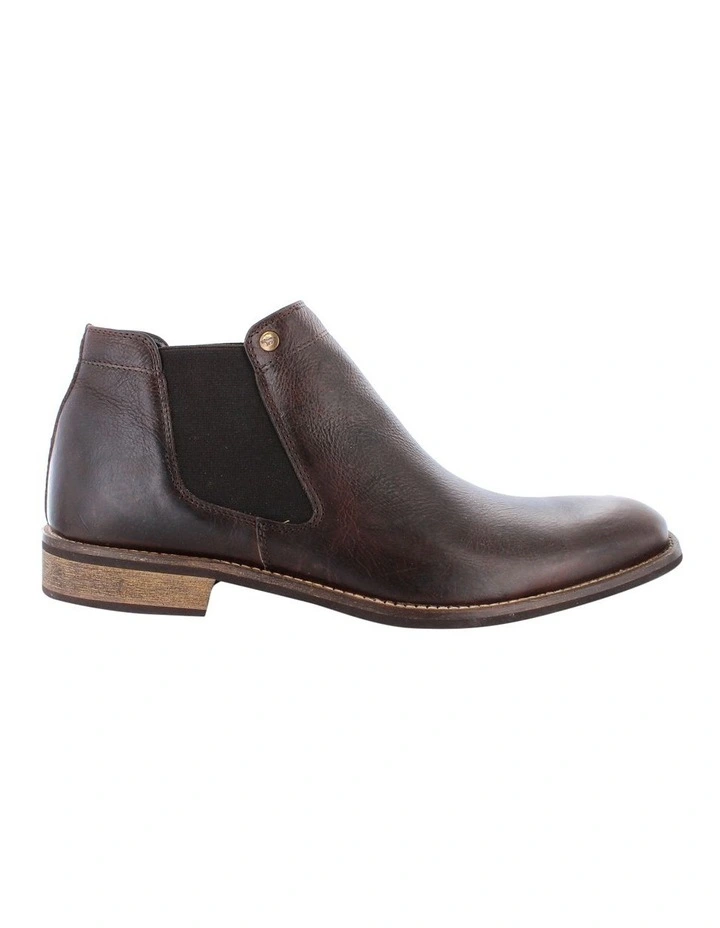 Drake Ankle Boot in Dark Brown