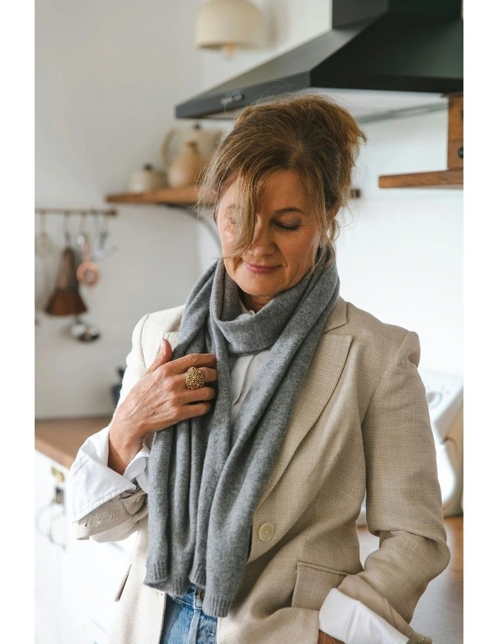 Meja Everyday Cashmere Scarf - Ash