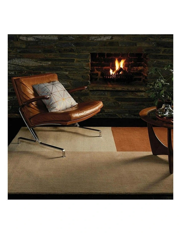 Asiatic Blox Rug in Copper