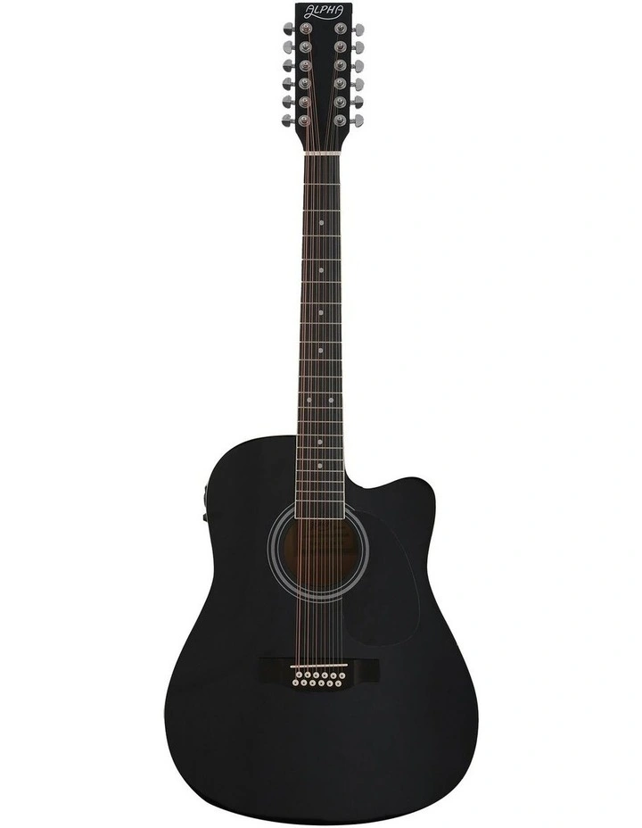 12 Strings with Equaliser Electric Output Jack Acoustic Guitar 42 Inch