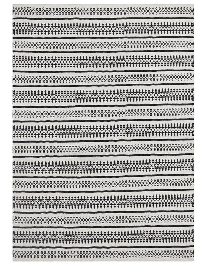 Studio Ester Delicate Lace Woollen Rug Ivory Black