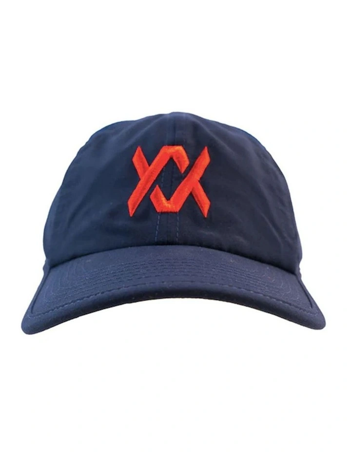 Tennis Cap in Navy/Lava