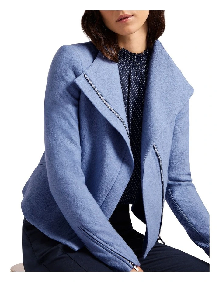 Lani Felted Wool Jacket in Shower