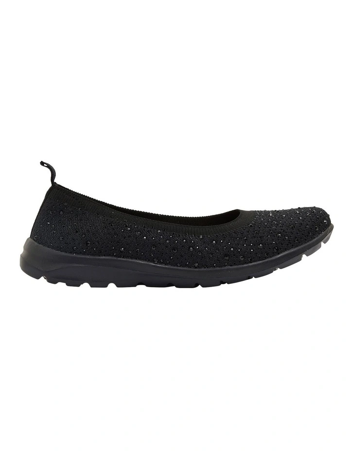 Patrice Black Diamante Sneakers