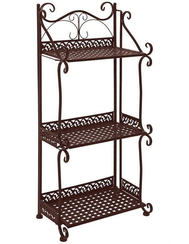 Plant Stand 3 Tiers in Brown
