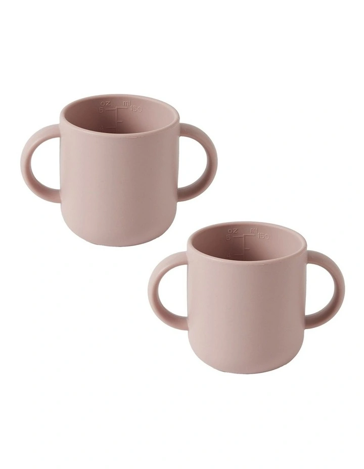 Henny Silicone 2-Handle Cup 2 Pack in Musk