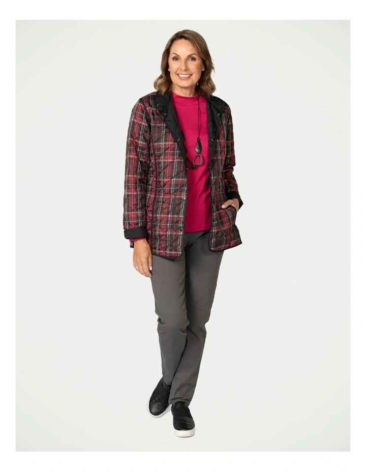 Check Point Reversible Jacket in Multi