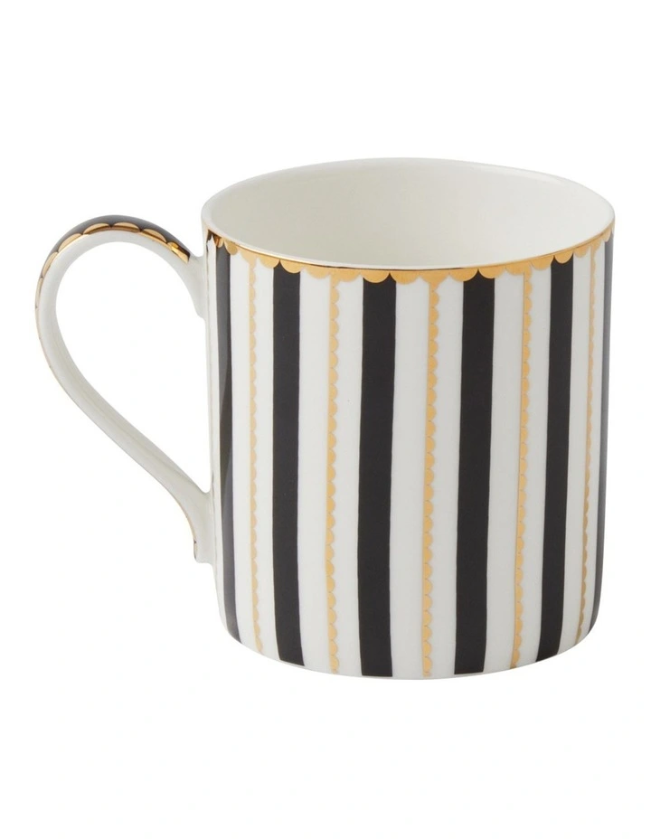 Gift Boxed Teas & C's Regency Straight Mug 380ml in Black