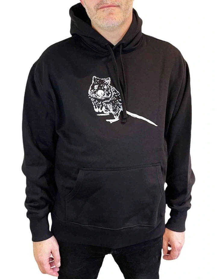 Quokka Hoodie in Black