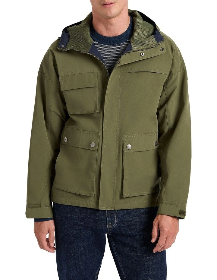 Toronto Spray Proof Jacket in Moss