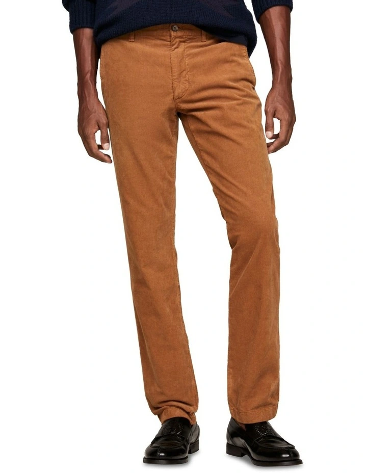 Denton Corduroy Chino Pant in Desert Khaki