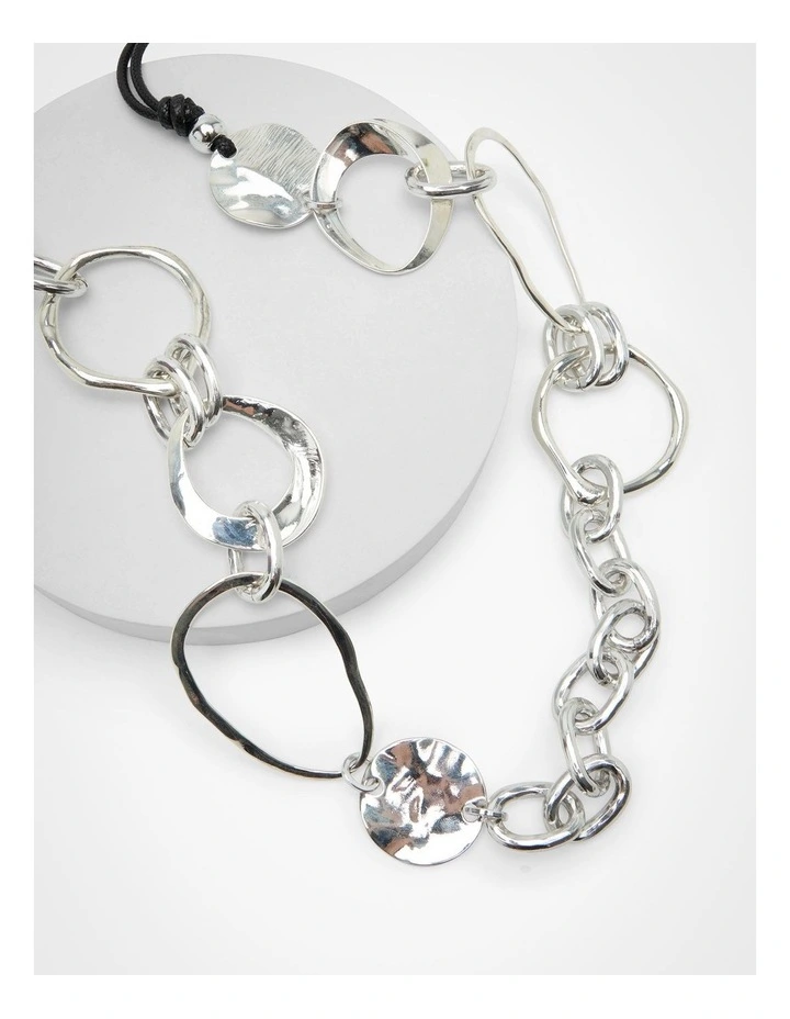 Chunky Chain Necklace in Silver