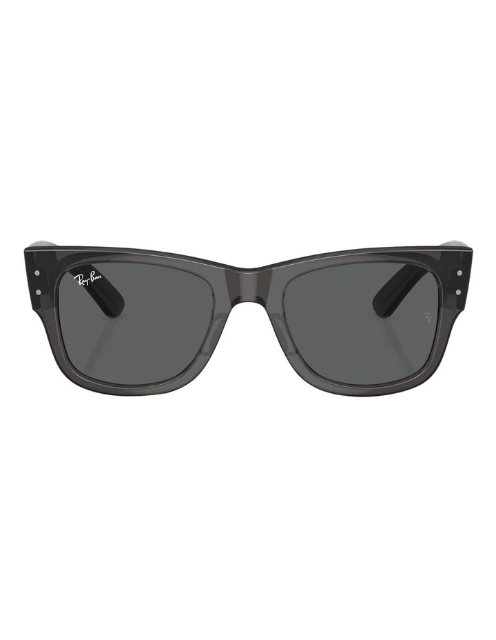 Mega Wayfarer Sunglasses in Black