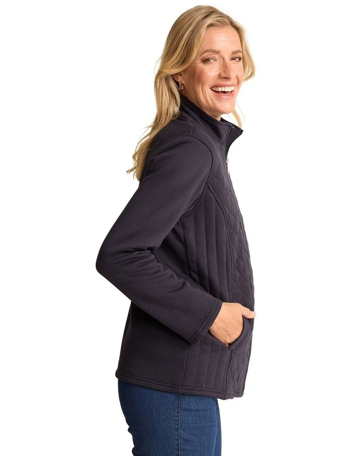 Alain Fleece Jacket in Ink