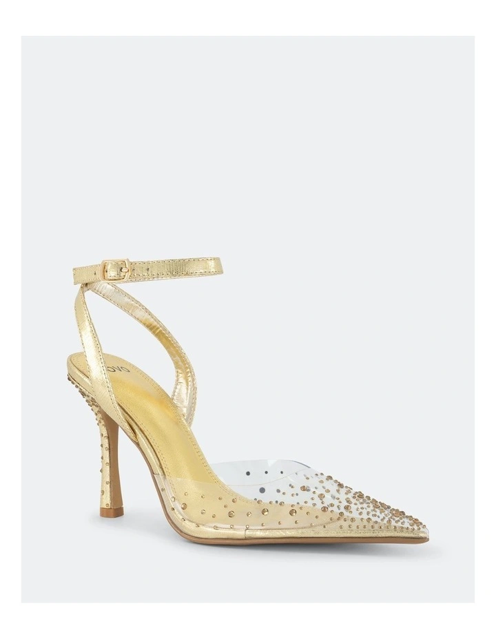 Zpell Heels in Gold