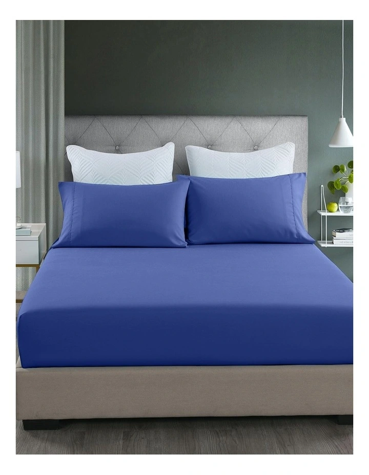 2000TC Bamboo Cooling 3 Piece Sheet Set in Royal Blue