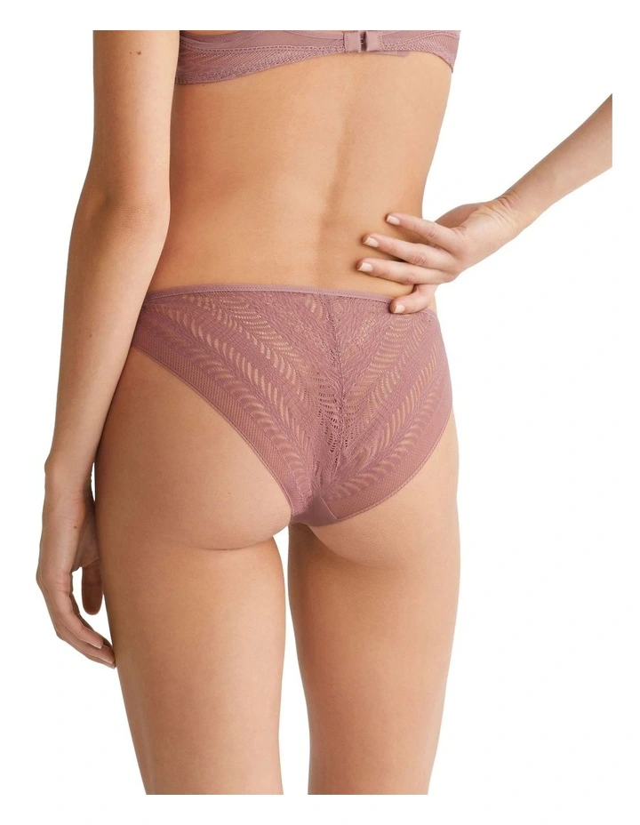 Minimalist Micro With Lace Bikini in Pink