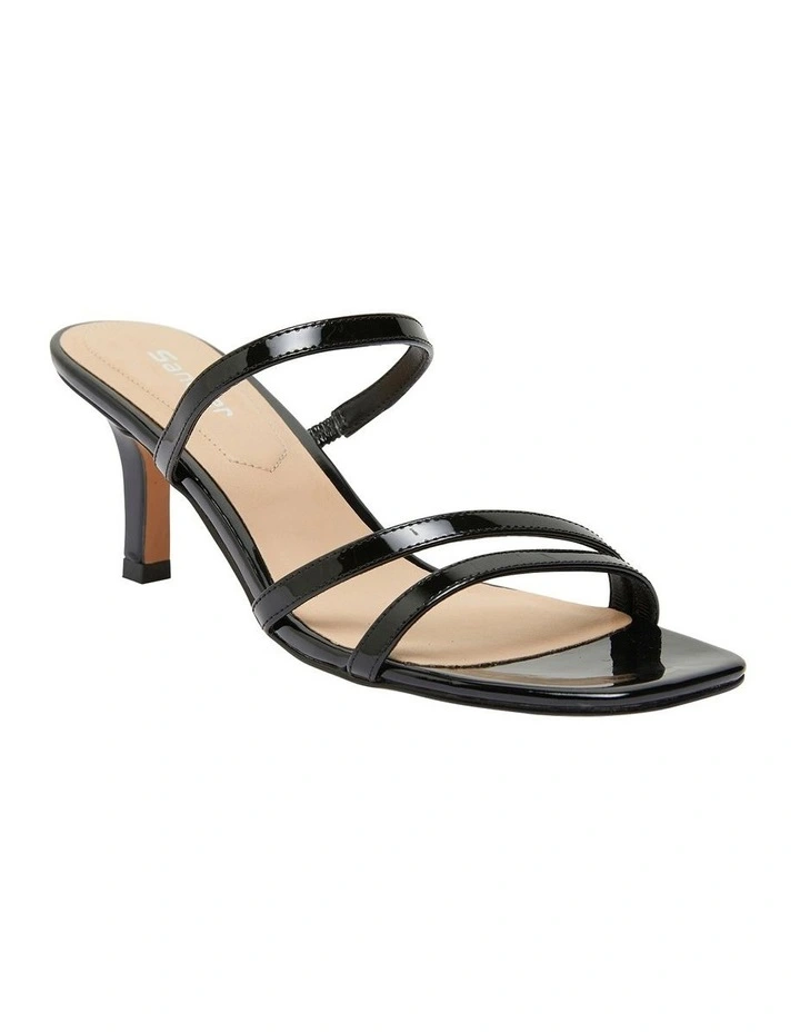Marilyn Black Patent Sandals