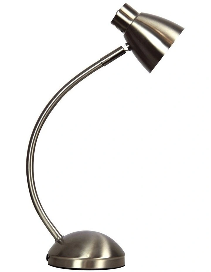 Nex LED Touch Desk Lamp Brushed Chrome
