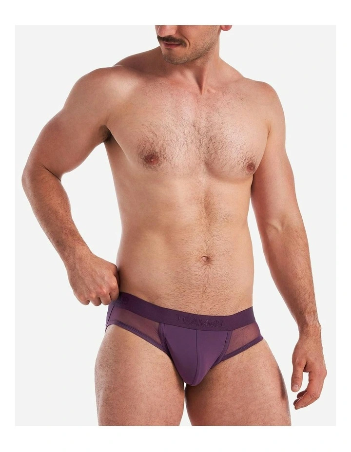 Score Sheer Jock in Plum Purple