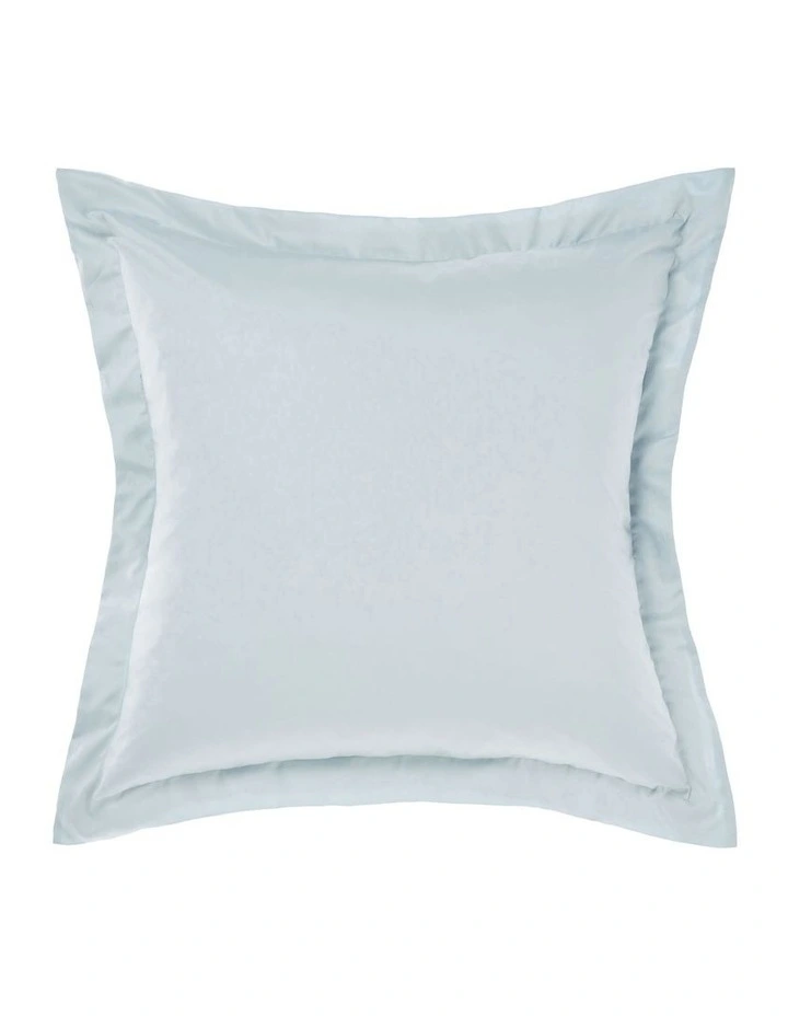 Augusta 500TC European Pillowcase in Pale Blue