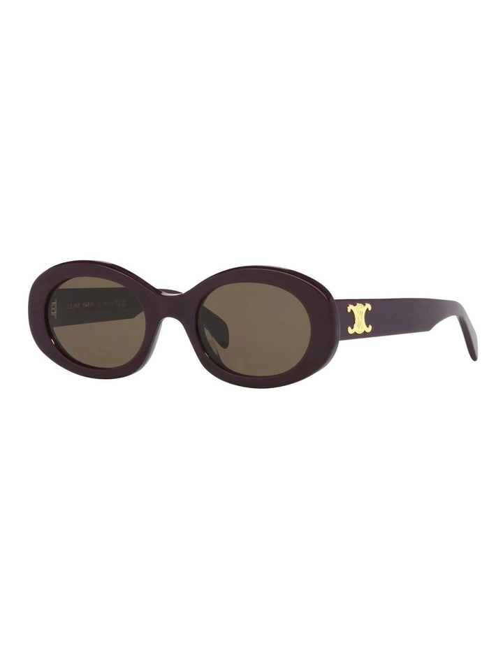 Triomphe CL40194U Sunglasses in Violet