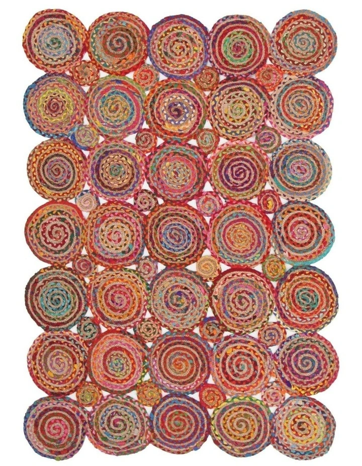 Atrium Amilia Cotton and Jute Rugs in Multi