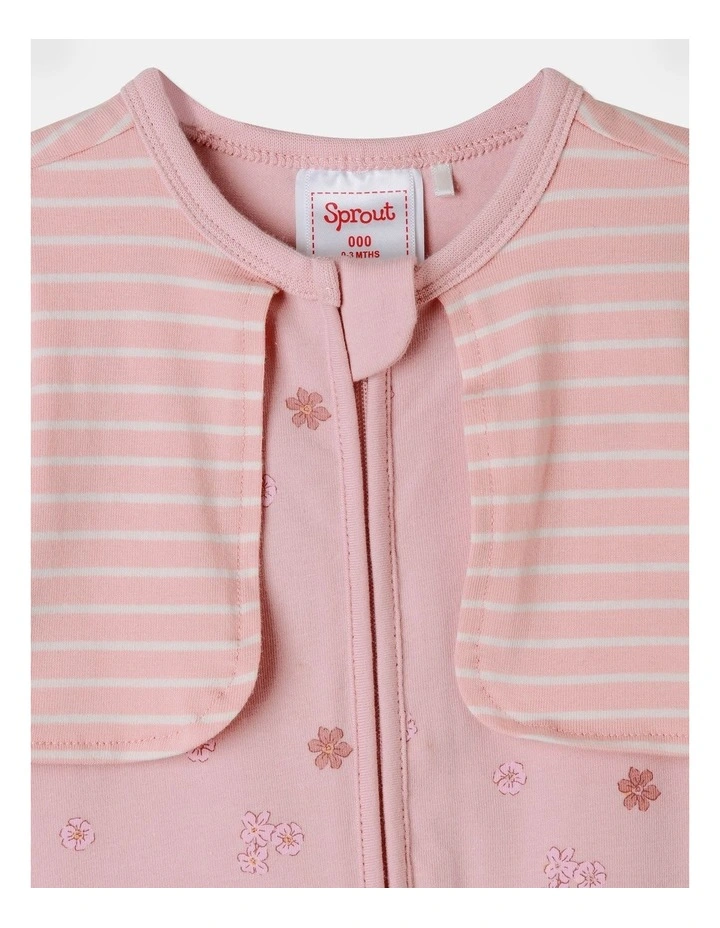 Cardigan Coverall in Blush