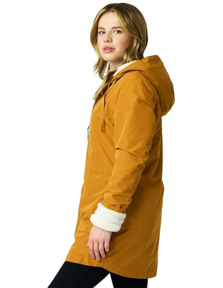 Hestia Waterproof Coat in Caramel