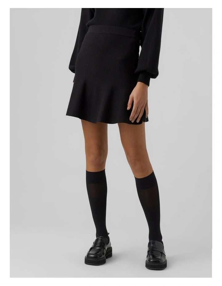 Nancy Mini Skirt in Black