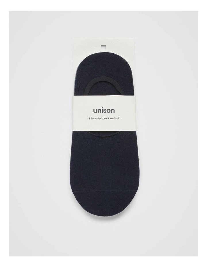 No Show Socks 3 Pack in Assorted
