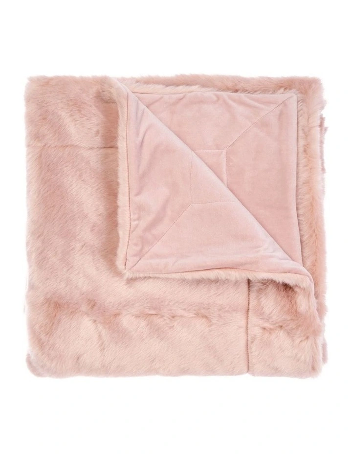 Selma Throw in Pink Salt