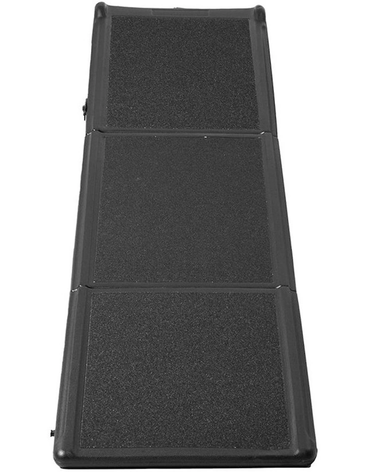 Pet Ramp Steps Stairs Travel Foldable Portable Non-Slip 75kg in Black