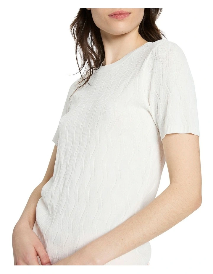 Luca Knit Top in White