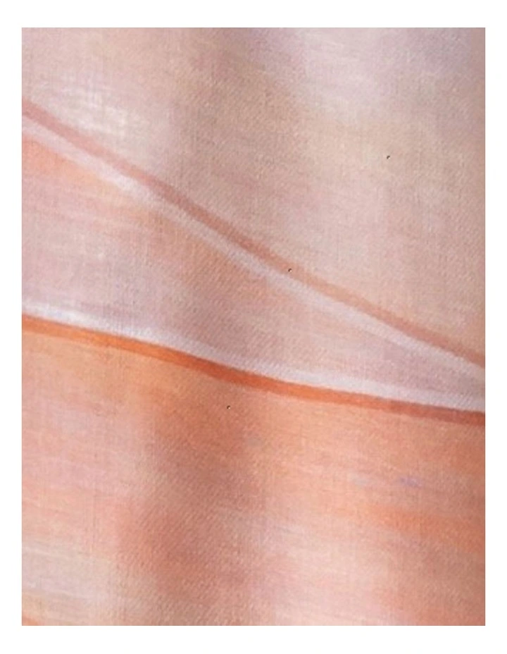 Swirls Scarf in Orange