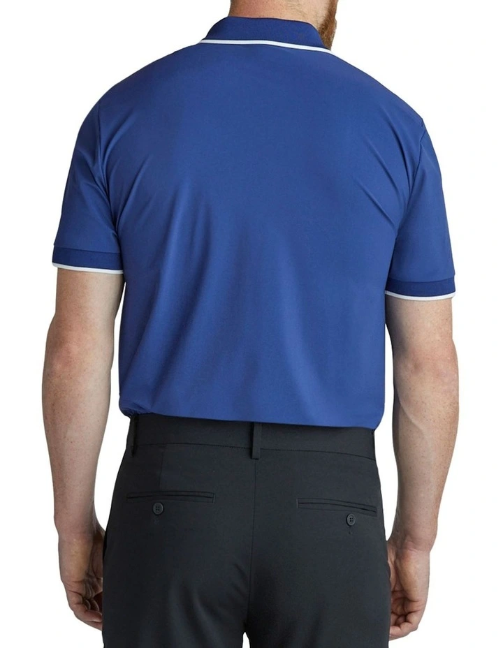 Beacon Tipped Polo in Blue