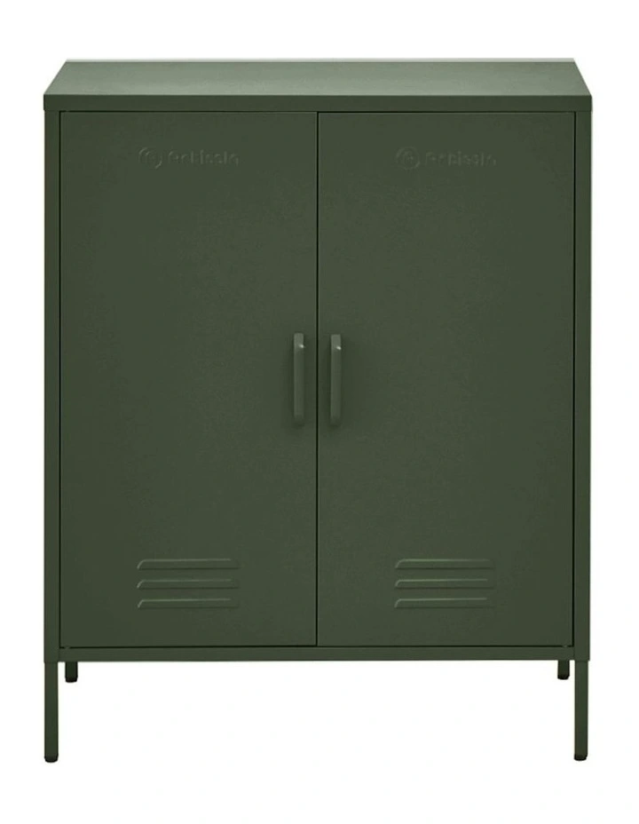 Buffet Sideboard Metal Cabinet in Green