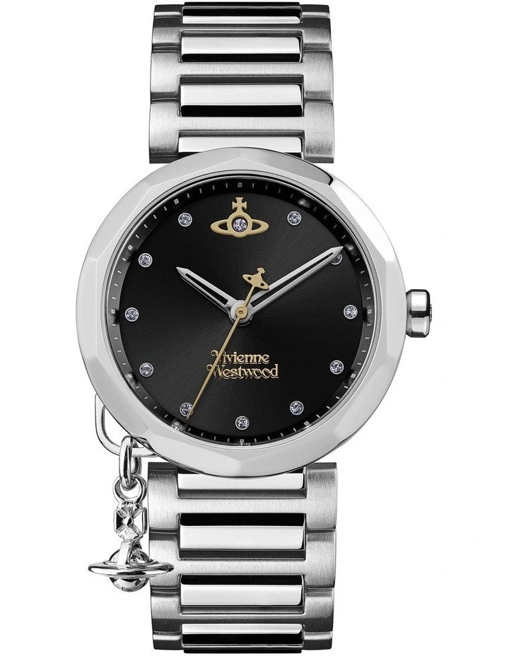 Poplar Stainless Steel Watch in Silver