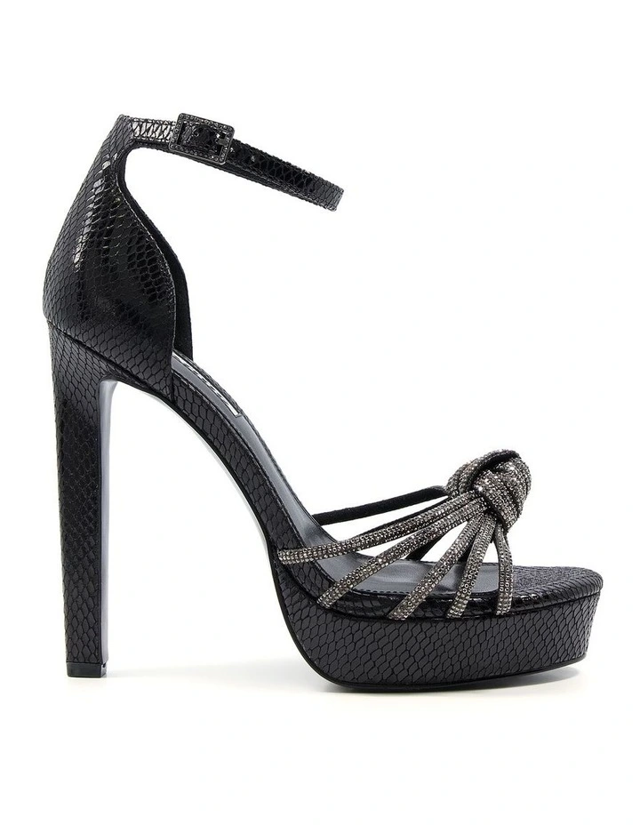 Moral Heeled Sandal in Black