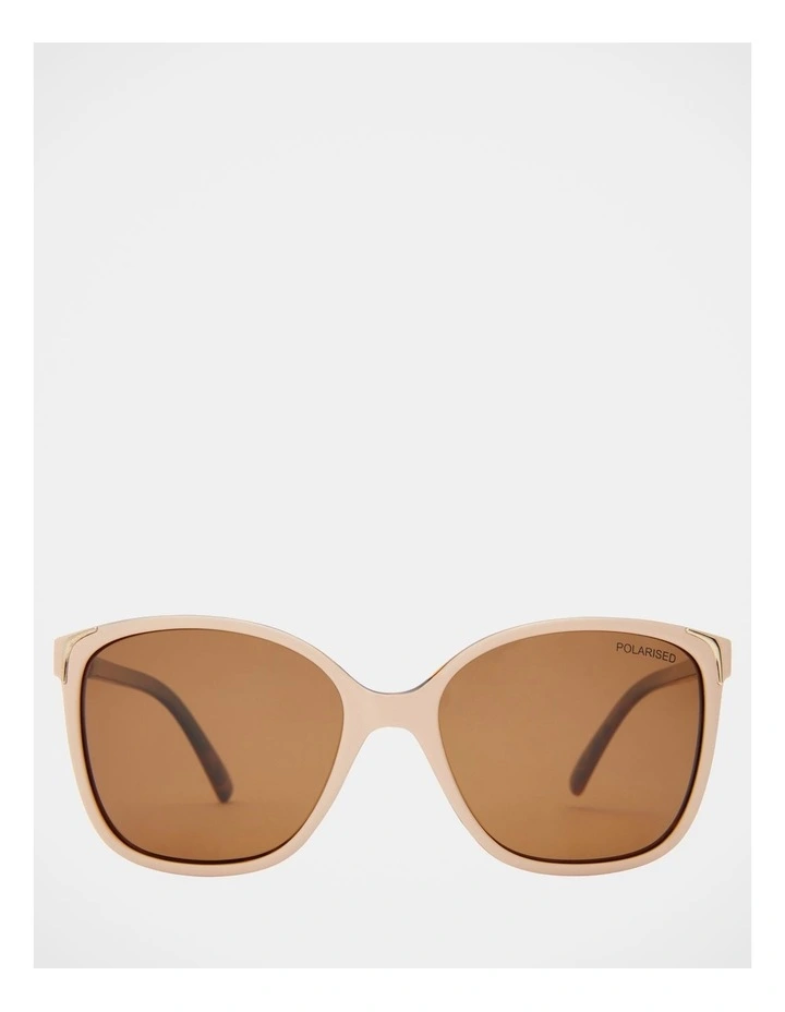 Asmaa Polarised Tortoise Sunglasses 383973