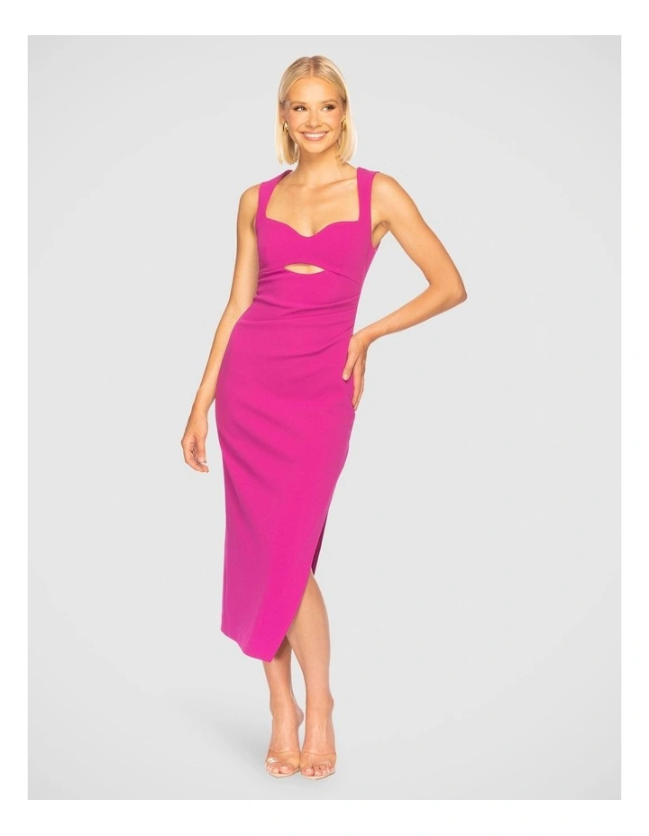 Elyana Dress in Magenta